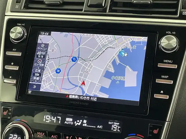 スバル アウトバック リミテッド 福島県 2018(平30)年 5.6万km オークブラウンパール ワンオーナー/純正HDDナビゲーション/【AM/FM/CD/DVD/SD/Bluetooth/フルセグTV/USB】/・ドライブレコーダー/・ETC/ルーフレール/アイサイト/・衝突軽減ブレーキ/・レーンキープアシスト/・レーダークルーズコントロール/・エマージェンシーストップシグナル/4WD/電子パーキングブレーキ/・ブレーキオートホールド/前後コーナーセンサー/LEDヘッドライト/・オートライト/・フロントフォグライト/・リアフォグライト/ダウンヒルアシスト/ステアリングスイッチ/・ステアリングヒーター/運転席＋助手席パワーシート/・全席シートヒーター/アイドリングストップ/プッシュスタート/・スマートキー/・スペアキー