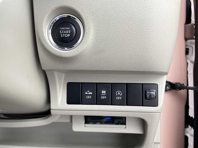 スズキ ラパン L 千葉県 2016(平28)年 4.6万km コフレピンクパールメタリック 禁煙車/レーダーブレーキサポート/社外メモリナビ/　CD/DVD/フルセグ/BT/バックカメラ/ETC/アイドリングストップ/運転駅シートヒーター/スマートキー＆プッシュスタート/ヘッドライトレベライザー/ドアバイザー