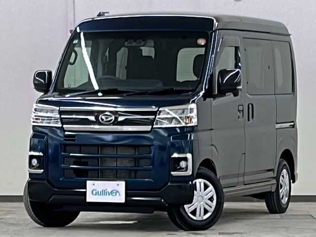 ダイハツ アトレー バン RS 道央・札幌 2022(令4)年 6.7万km レーザーブルークリスタルシャイン /4WD//純正ナビ:NMZK-W72D/(AM/FM/TV/BT/DVD/CD)//両側パワースライドドア//ウインカーミラー//追従式クルーズコントロール//純正ドアバイザー//エンジンプッシュスタート//ETC//LEDヘッドライト//純正フロアマット//オートライト//オートハイビーム//前後コーナーセンサー//バックカメラ//純正ホイールキャップ付きスチールホイール//社外１２インチホイール付きスタッドレスタイヤ積み込み/（145/80/R12)