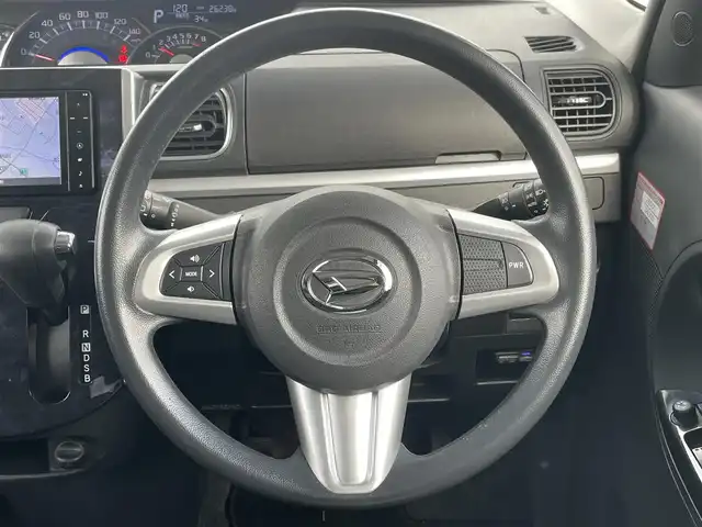 ダイハツ タント カスタム X トップED SA Ⅲ 大阪府 2017(平29)年 2.7万km パールホワイトⅢ 純正ナビ /・フルセグTV/USB/BT/バックカメラ /ETC /D席シートヒーター /片側パワースライドドア /純正フロアマット /社外14インチAW /LEDヘッド・フォグ /アイドリングストップ /パーキングブレーキ /ステアリングswitch/フルフラットシート/保証書・取説 ・キロクボ