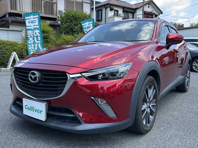 マツダ ＣＸ－３ 20S 埼玉県 2017(平29)年 4.3万km ソウルレッドクリスタルM フルセグテレビ/バックカメラ/ウィンカーミラー/アイドリングストップ/プッシュスタート/ETC/HID