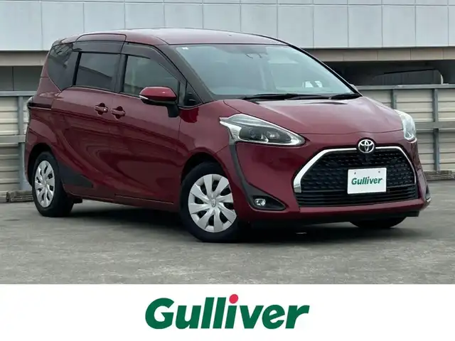 トヨタ シエンタ G クエロ 静岡県 2019(平31)年 2.3万km センシュアルレッドマイカ トヨタセーフティセンス/純正ナビ/・フルセグ/CD/DVD/Bluetooth/USB/全周囲カメラ/前方ドライブレコーダー/ビルトインETC/プリクラッシュ/両側パワースライドドア/ステアリングスイッチ/ステアリングヒーター/ハーフレザーシート/シートヒーターD/N/オートライト/スマートキー/・プッシュスタート/LEDヘッドライト/・フォグランプ/ウインカーミラー/電動格納ミラー/純正フロアマット/純正ドアバイザー