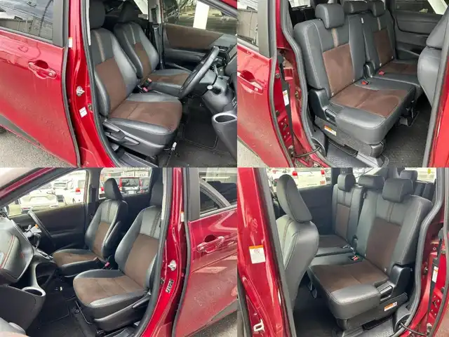 トヨタ シエンタ G クエロ 静岡県 2019(平31)年 2.3万km センシュアルレッドマイカ トヨタセーフティセンス/純正ナビ/・フルセグ/CD/DVD/Bluetooth/USB/全周囲カメラ/前方ドライブレコーダー/ビルトインETC/プリクラッシュ/両側パワースライドドア/ステアリングスイッチ/ステアリングヒーター/ハーフレザーシート/シートヒーターD/N/オートライト/スマートキー/・プッシュスタート/LEDヘッドライト/・フォグランプ/ウインカーミラー/電動格納ミラー/純正フロアマット/純正ドアバイザー