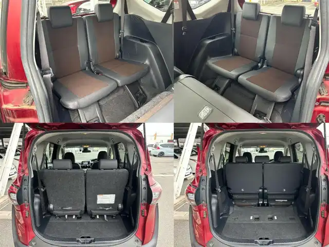 トヨタ シエンタ G クエロ 静岡県 2019(平31)年 2.3万km センシュアルレッドマイカ トヨタセーフティセンス/純正ナビ/・フルセグ/CD/DVD/Bluetooth/USB/全周囲カメラ/前方ドライブレコーダー/ビルトインETC/プリクラッシュ/両側パワースライドドア/ステアリングスイッチ/ステアリングヒーター/ハーフレザーシート/シートヒーターD/N/オートライト/スマートキー/・プッシュスタート/LEDヘッドライト/・フォグランプ/ウインカーミラー/電動格納ミラー/純正フロアマット/純正ドアバイザー