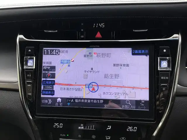 トヨタ ハリアー エレガンス GRスポーツ 福井県 2020(令2)年 1.6万km ホワイトパールクリスタルシャイン GRスポーツ/純正19アルミ/トヨタセーフティセンス/アルパイン9型ナビ/純正ドラレコ/ETC/バックカメラ/ハーフレザー/パワーシート/GR専用革巻ハンドル/GRキャリパー/LEDヘッドライト/LEDフォグライト/クルーズコントロール/オートマチックハイビーム