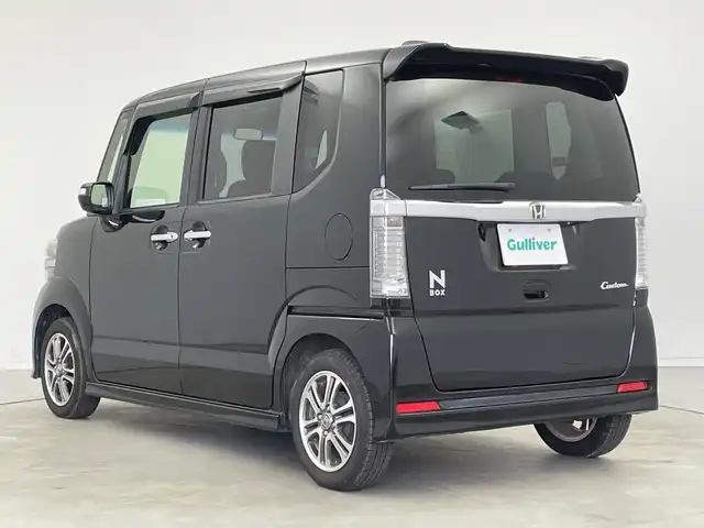 ホンダ Ｎ ＢＯＸ カスタム G Lパッケージ 新潟県 2015(平27)年 6.3万km スマートブラック 社外メモリナビ/フルセグテレビ/バックカメラ/ウィンカーミラー/ドアバイザー/プッシュスタート/両側パワースライドドア/ETC/HID/アイドリングストップ　/純正１４インチアルミホイール　/純正フロアマット　