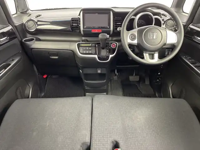 ホンダ Ｎ ＢＯＸ カスタム G Lパッケージ 新潟県 2015(平27)年 6.3万km スマートブラック 社外メモリナビ/フルセグテレビ/バックカメラ/ウィンカーミラー/ドアバイザー/プッシュスタート/両側パワースライドドア/ETC/HID/アイドリングストップ　/純正１４インチアルミホイール　/純正フロアマット　