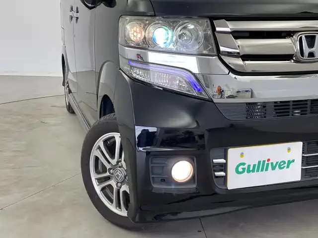 ホンダ Ｎ ＢＯＸ カスタム G Lパッケージ 新潟県 2015(平27)年 6.3万km スマートブラック 社外メモリナビ/フルセグテレビ/バックカメラ/ウィンカーミラー/ドアバイザー/プッシュスタート/両側パワースライドドア/ETC/HID/アイドリングストップ　/純正１４インチアルミホイール　/純正フロアマット　