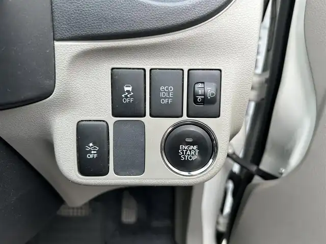 ダイハツ ミラ イース G スマートセレクションSA 長崎県 2014(平26)年 7.6万km パールホワイトⅢ プッシュスタート/スマートキー/ecoIDLE/オートエアコン/社外ディスプレイオーディオ(BT/FM/AM/CD)/　　(FH-8500DVS)/純正ラバー製フロアマット/純正14インチアルミホイール/ABS/横滑り防止装置/盗難防止装置/SRSダブル・サイドエアバッグ/スマートアシスト/ISOFIX/取扱説明書