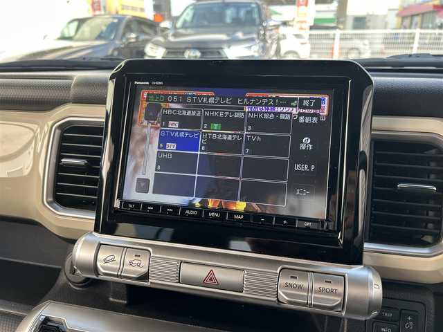 スズキ クロスビー HYBRID MZ 道東・釧路十勝 2021(令3)年 3.3万km ピュアホワイトP 4WD/ワンオーナー/純正ナビ/（CD/DVD/BT/ラジオ）/全方位カメラ/バックカメラ/アクティブクルーズコントロール/ステアリングスイッチ/純正エンジンスターター/スペアキー/スマートキー/プッシュスタート/パーキングアシスト/アイドリングストップ/前後ドライブレコーダー/純正フロアマット/シートヒーター（運＋助）/前後コーナーセンサー/レーンキープアシスト/オートライト/ダウンヒルアシストコントロール/フォグランプ/社外AW付スタッドレスタイヤタイヤ/純正AW付サマータイヤ/取扱説明書/保証書/記録簿