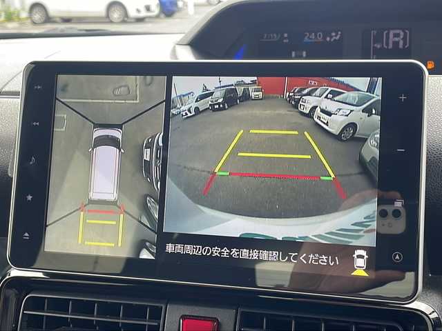 ダイハツ タント カスタム RS スタイルセレクション 青森県 2021(令3)年 6.4万km ブラックマイカメタリック/シャイニングホワイトパール 4WD・ターボ/純正9インチSDナビ・フルセグTV/CD・DVD・Bluetooth/OPパノラマモニター/両側パワースライドドア/合皮コンビシート/前席シートヒーター/スマートアシスト/衝突軽減ブレーキ/追従クルーズコントロール/レーンキープコントロール/アダプティブドライビングビーム/コーナーセンサー/前方純正ドライブレコーダー/純正エンジンスターター/ビルトインETC/LEDヘッドライト/LEDフォグランプ/純正15インチアルミホイール/OPツートンカラー