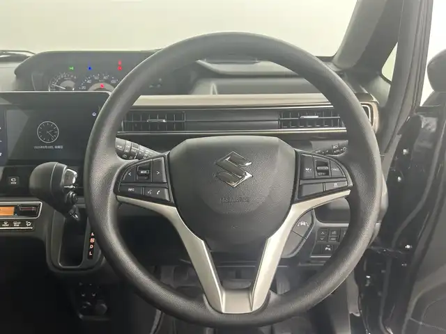 スズキ ワゴンＲ カスタムＺ HYBRID ZX 道央・札幌 2024(令6)年 0.8万km ブルーイッシュブラックパール3 ・４WD/・純正ディスプレイオーディオ/・BT/USB/・全方位カメラ/・前後ドライブレコーダー/・ビルトインETC/・HUD/・レーダークルーズコントロール/・レーンキープアシスト/・後方コーナーセンサー/・衝突軽減ブレーキ/・横滑り防止装置/・アイドリングストップ/・純正フロアマット/・前席シートヒーター/・LEDヘッドライト/・オートライト/・フォグランプ/・プッシュスタート/・スマートキー/・保証書