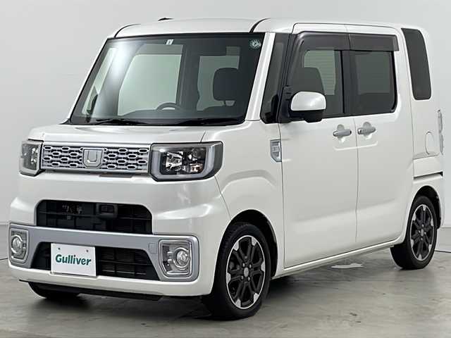 ダイハツ ウェイク G SA 道央・札幌 2015(平27)年 5.1万km パールホワイトⅢ ・4WD/・純正ナビ＆CD＆DVD＆BT＆HDMI＆TV/・バックカメラ/・衝突軽減ブレーキ/・両側パワースライドドア/・シートヒーター/・LEDヘッドライト/・フォグライト