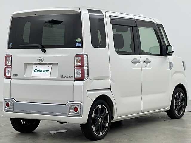 ダイハツ ウェイク G SA 道央・札幌 2015(平27)年 5.1万km パールホワイトⅢ ・4WD/・純正ナビ＆CD＆DVD＆BT＆HDMI＆TV/・バックカメラ/・衝突軽減ブレーキ/・両側パワースライドドア/・シートヒーター/・LEDヘッドライト/・フォグライト