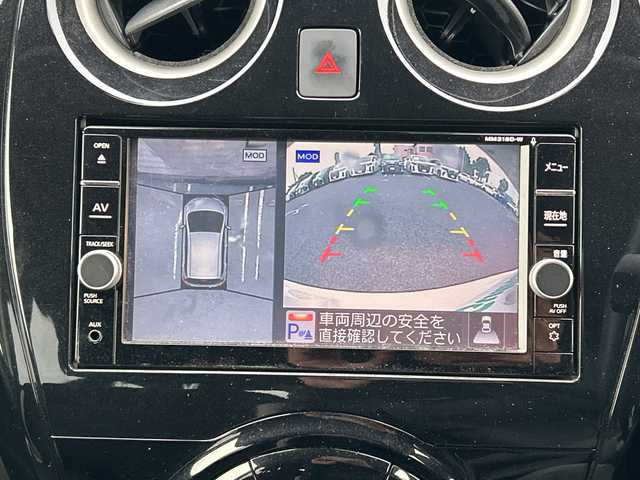 日産 ノート X 千葉県 2019(平31)年 1.2万km ブリリアントホワイトパール ナビMM318D-W 全方位カメラ デジタルインナーミラー ドラレコ BT DVD フルセグTV 音楽録音 エマブレ アイドリングストップ 横滑り防止 スマートキー プッシュスタート マット