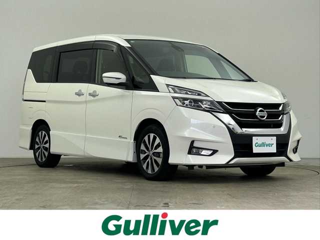 日産 セレナ ハイウェイスター 千葉県 2016(平28)年 5.6万km ブリリアントホワイトパール 禁煙車/衝突軽減ブレーキ/プロパイロット/前方衝突予測警報/踏み間違い衝突防止アシスト/LEDヘッドライト/インテリジェントルームミラー/両側パワースライドドア/純正7インチナビ/CD/DVD/Bluetooth/フルセグ/アラウンドビューモニター/レーダークルーズコントロール/純正16インチアルミホイール/オートエアコン/プッシュスタート/スマートキー