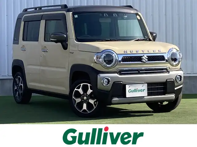 スズキ ハスラー Jスタイル Ⅱ 香川県 2022(令4)年 3.7万km シフォンアイボリーメタリック/ガンメタリック2トーン 登録時走行距離：36700km/メーカー純正9型メモリナビ/　CD DVD BT フルセグTV/全方位カメラ/デュアルカメラブレーキサポート/レーダークルーズコントロール/レーンキープアシスト/クリアランスソナー/アイドリングストップ/横滑り防止装置/LEDヘッドライト/オートライト/フォグランプ/純正15インチアルミホイール/ルーフレール/ビルトインETC/前後ドライブレコーダー/ハーフレザーシート/シートヒーター/革巻きステアリング/ステアリングスイッチ/プッシュスタート/スマートキー/スペアキー/取扱説明書/新車時保証書