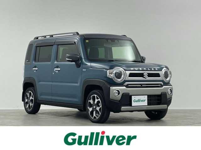 スズキ ハスラー Jスタイル ターボ 埼玉県 2020(令2)年 4.4万km デニムブルー ガンメタリック 2トーン 純正９型ナビ　/全方位　/温シート　/ドラレコ　/ＬＥＤヘッドライト　/スマートキー　/フルセグＴＶ　/純正フロアマット/純正１５インチアルミホイール/衝突軽減　/追従走行　/レーンキープ　/ルーフレール