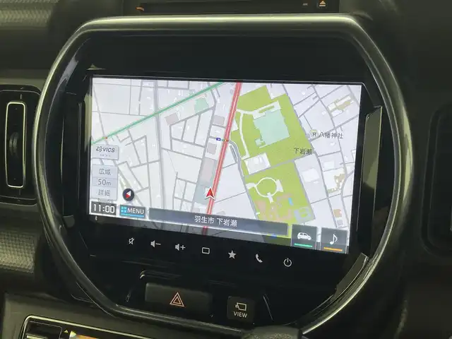 スズキ ハスラー Jスタイル ターボ 埼玉県 2020(令2)年 4.4万km デニムブルー ガンメタリック 2トーン 純正９型ナビ　/全方位　/温シート　/ドラレコ　/ＬＥＤヘッドライト　/スマートキー　/フルセグＴＶ　/純正フロアマット/純正１５インチアルミホイール/衝突軽減　/追従走行　/レーンキープ　/ルーフレール