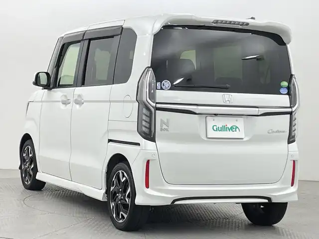 ホンダ Ｎ ＢＯＸ カスタム G L ターボ ホンダセンシング 新潟県 2018(平30)年 5.5万km プラチナホワイトパール ワンオーナー/衝突被害軽減システム/レーンキープアシスト/純正8インチナビ/　（フルセグTV/BT/CD/DVD/AM/FM）/バックカメラ/両側パワースライドドア/レーダークルーズコントロール/LEDオートライト/ハーフレザーシート/純正15インチアルミホイール/ステアリングスイッチ/アイドリングストップ/USBポート/スマートキー/ビルトインETC
