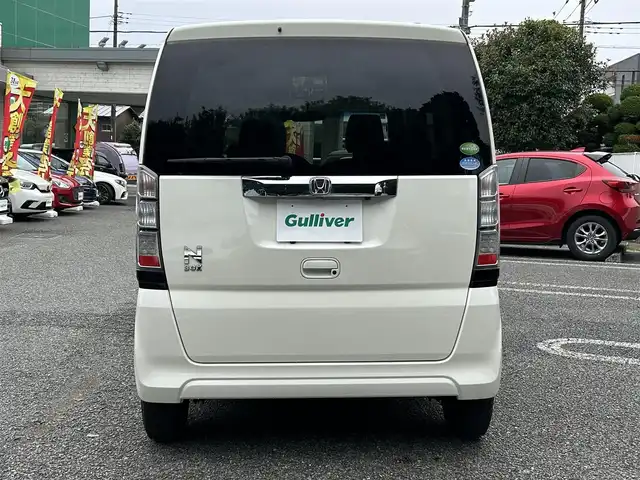 ホンダ Ｎ ＢＯＸ G Lパッケージ 東京都 2012(平24)年 9.5万km プレミアムホワイトパール 純正ナビ/Bluetoothオーディオ/フルセグTV/DVD再生/純正フリップダウンモニター/バックカメラ/パワースライドドア/ETC/前後ドライブレコーダー/スマートキー×2