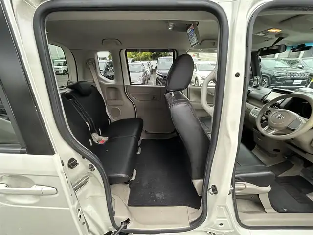 ホンダ Ｎ ＢＯＸ G Lパッケージ 東京都 2012(平24)年 9.5万km プレミアムホワイトパール 純正ナビ/Bluetoothオーディオ/フルセグTV/DVD再生/純正フリップダウンモニター/バックカメラ/パワースライドドア/ETC/前後ドライブレコーダー/スマートキー×2