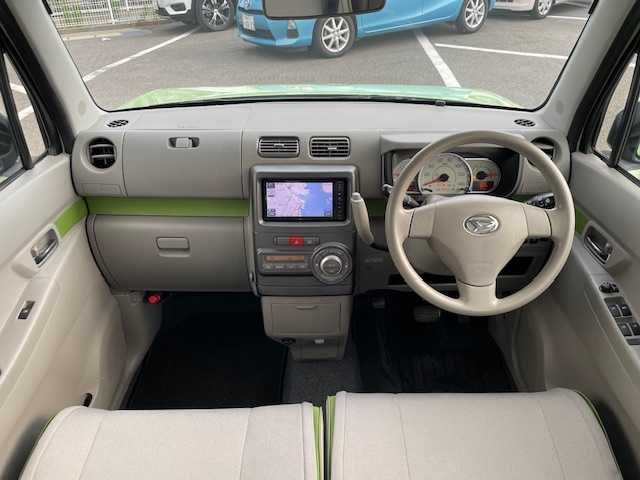 ダイハツ ムーヴ コンテ X VS 長崎県 2014(平26)年 7.5万km マスカットグリーンメタリック 社外SDナビ/CD/DVD/BT/フルセグTV/フォグランプ