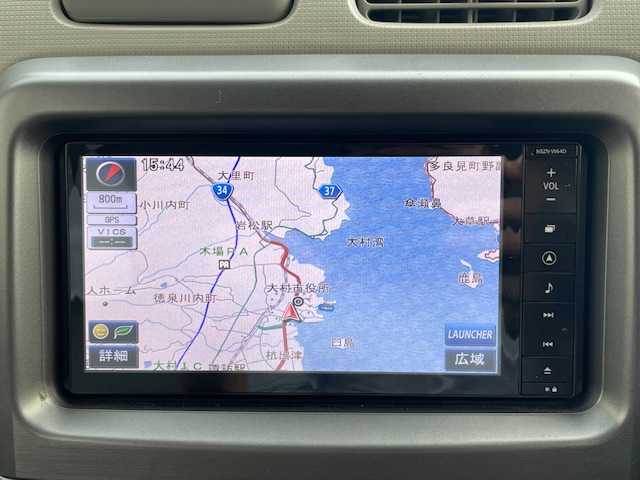 ダイハツ ムーヴ コンテ X VS 長崎県 2014(平26)年 7.5万km マスカットグリーンメタリック 社外SDナビ/CD/DVD/BT/フルセグTV/フォグランプ