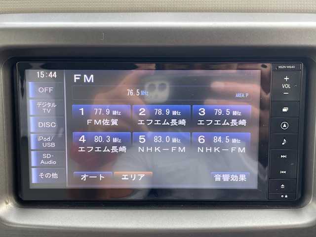 ダイハツ ムーヴ コンテ X VS 長崎県 2014(平26)年 7.5万km マスカットグリーンメタリック 社外SDナビ/CD/DVD/BT/フルセグTV/フォグランプ