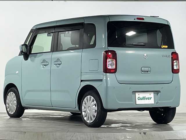 スズキ ワゴンＲ スマイル G 広島県 2021(令3)年 2.4万km オフブルーM 禁煙/セーフティサポート/・デュアルカメラブレーキサポート/・誤発進抑制機能/・後退時ブレーキサポート/・後方誤発進抑制機能/・車線逸脱警報機能/・ふらつき警報機能/・先行車発進お知らせ機能/・ハイビームアシスト/純正8インチナビ/CD/DVD/DTV/Bluetooth/バックカメラ/前後ドライブレコーダー/ETC/コーナーセンサー（リア）/純正フロアマット/純正ドアバイザー/リモコンキー/スペアキー
