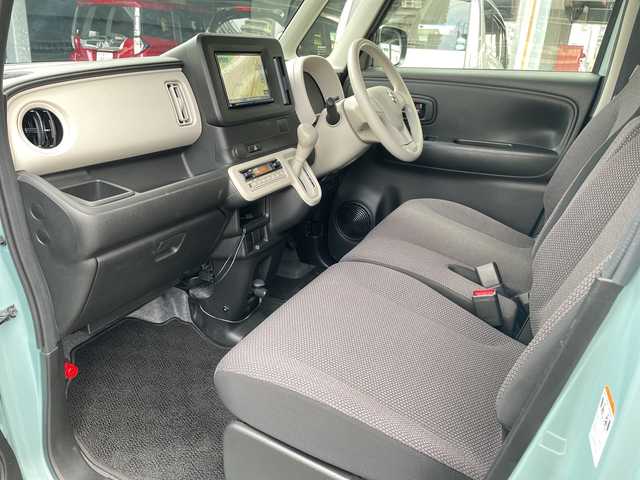 スズキ ワゴンＲ スマイル G 広島県 2021(令3)年 2.4万km オフブルーM 禁煙/セーフティサポート/・デュアルカメラブレーキサポート/・誤発進抑制機能/・後退時ブレーキサポート/・後方誤発進抑制機能/・車線逸脱警報機能/・ふらつき警報機能/・先行車発進お知らせ機能/・ハイビームアシスト/純正8インチナビ/CD/DVD/DTV/Bluetooth/バックカメラ/前後ドライブレコーダー/ETC/コーナーセンサー（リア）/純正フロアマット/純正ドアバイザー/リモコンキー/スペアキー