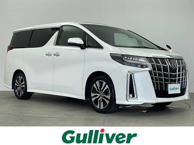 トヨタ アルファード S Cパッケージ 鹿児島県 2021(令3)年 5万km ホワイトパールクリスタルシャイン Toyota Safety Sense/純正12.1型ディスプレィオーディオ/ナビ Bluetooth DVD/フルセグTV/バックカメラ/サンルーフ/純正後席フリップダウンモニター/黒レザーシート/前席パワーシート/前席シートヒーター /両側電動スライドドア/前方ドライブレコーダー/レーダークルーズコントロール/パワーバックドア/ビルトインETC/革巻きステアリング/ステアリングヒーター/電子パーキング/LEDヘッドライト/フォグライト /オートライトコントロール/純正18インチアルミホイール/純正フロアマット/スマートキー×2/エンジンプッシュスタート/保証書/取扱説明書