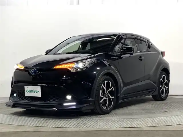 トヨタ Ｃ－ＨＲ ハイブリッド 1．8G 大阪府 2018(平30)年 3.6万km ブラックマイカ TRDエアロ シーケンシャル 純正9incナビ(フルセグ/DVD再生/Bluetooth) バックカメラ ETC 衝突軽減 レーダーC クリアランスソナー BSM トヨタセーフティセンス 前後ドラレコ