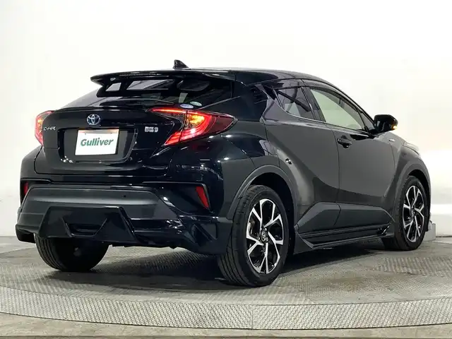 トヨタ Ｃ－ＨＲ ハイブリッド 1．8G 大阪府 2018(平30)年 3.6万km ブラックマイカ TRDエアロ シーケンシャル 純正9incナビ(フルセグ/DVD再生/Bluetooth) バックカメラ ETC 衝突軽減 レーダーC クリアランスソナー BSM トヨタセーフティセンス 前後ドラレコ