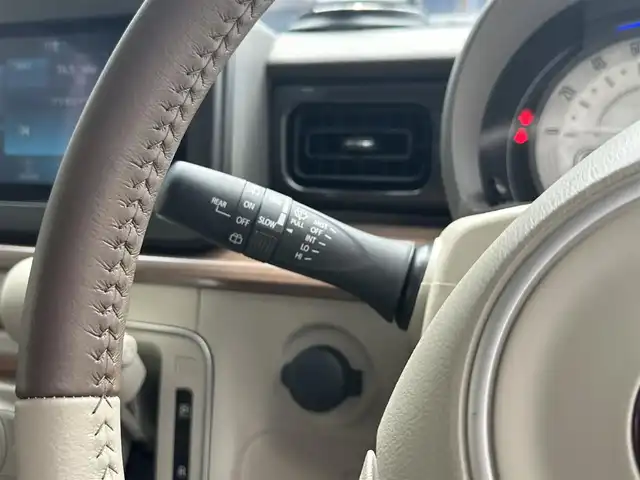 スズキ ラパン ＬＣ X 滋賀県 2023(令5)年 3.4万km フォーンベージュメタリック/アーバンブラウン 2トーン 禁煙車/純正ディスプレイオーディオ/・Bluetooth/USB//バックカメラ/ハーフレザーシート/シートヒーター/LEDヘッドライト/コーナーセンサー/レーンキープアシスト/衝突軽減ブレーキ/純正ドライブレコーダー/スマートキー/プッシュスタート/Wエアバック