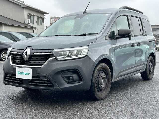 ルノー ルノー カングー ヴァリエテ 広島県 2023(令5)年 1.1万km グレー 200台限定車「ヴァリエテ」/・DANNERコラボCABANA製専用シートカバー/・マルチルーフレール/・置くだけ充電/純正ディスプレイオーディオ/（AppleCarPlay/AndroidAuto/Bluetooth）/バックカメラ/ETC/前後ドライブレコーダー/レーダークルーズコントロール/コーナーセンサー/ブラインドスポットモニター/電子パーキング/LEDヘッドライト/フォグランプ/純正フロアマット/レーンキープアシスト/オートライト/スペアキー/プッシュスタート