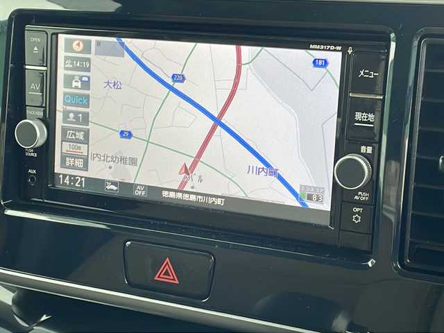 日産 デイズ ルークス ハイウェイスター Gターボ 徳島県 2018(平30)年 5.6万km スパークリングレッド/ブラック 2トーン 純正7インチナビ【MM317D-W】/（Bluetooth/フルセグTV/CD/DVD/AM/FM）/両側パワースライドドア/クルーズコントロール/LEDヘッドライト/オートハイビーム/ドライブレコーダー/ETC/純正15AW/純正フロアマット/プッシュスタート/スマートキー/スペアキー