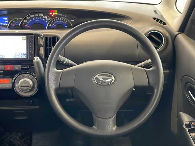 ダイハツ タント カスタム X スペシャル 福井県 2013(平25)年 3.8万km パールホワイトⅢ 純正8インチSDナビ/フルセグTV/BT/CD/DVD/USB/SD/片側パワースライドドア/純正14インチアルミホイール/HIDヘッドライト/フォグランプ/純正フロアマット/スマートキー/スペアキー/電動格納ウィンカーミラー/純正ドアバイザー