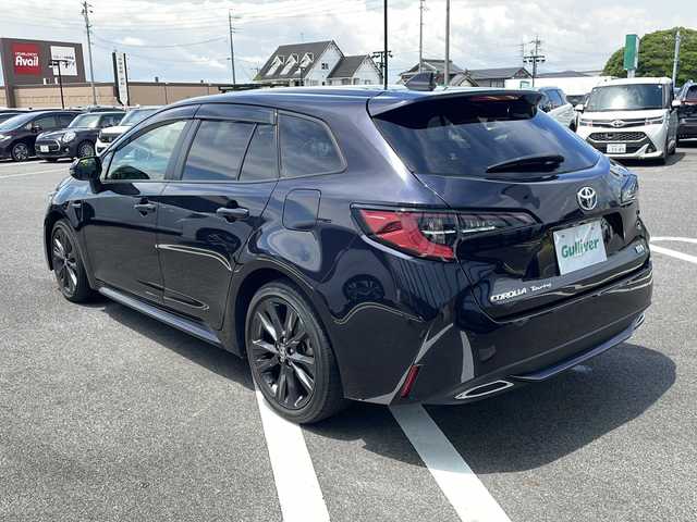 トヨタ カローラツーリング ハイブリッド ダブルバイビー 岐阜県 2020(令2)年 5.2万km スパークリングブラックパールクリスタルシャイン ドアバイザー　/クルーズコントロール追従機能付き　/ドライブレコーダー（前後）　/スマートキー　/スペアキー　/コーナーセンサー（前後）純正ナビ /レーンキープアシスト/LEDライト /バックモニター/純正アルミホイール /衝突被害軽減システム /ETC/純正オーディオ/純正フロアマット/パワーステアリング/パワーウィンドウ/Bluetooth接続/ABS/横滑り防止装置/盗難防止装置/オートライト/オートマチックハイビーム/カーテンエアバッグ