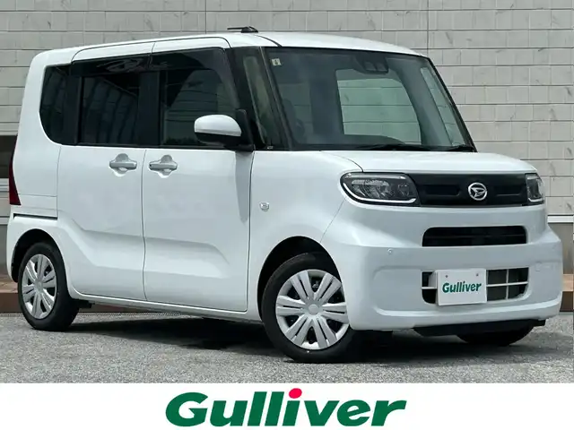 ダイハツ タント X 滋賀県 2023(令5)年 4.7万km シャイニングホワイトパール ガソリン/2WD(FF)/CVT/片側パワースライド/9インチ純正ディスプレイオーディオ/(FM/AM/フルセグ/Bluetooth/HDMI)/バックカメラ/ETC/スマートアシスト/・プリクラッシュブレーキアシスト	/・踏み間違い防止アシスト	/・レーンキープアシスト	/・標識検知機能	/運転席・助手席シートヒーター/アイドリングストップ/電動格納ミラー/電動パーキング/ブレーキホールド/ステアリングスイッチ/オートライト/LEDヘッドライト/ヘッドライトライトレベリング/フルオートエアコン/スマートキー/スペアキー/純正フロアマット