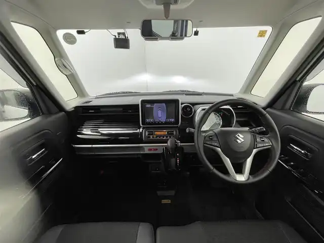 スズキ スペーシア カスタム HYBRID XS 群馬県 2020(令2)年 1.6万km ピュアホワイトP 純正８インチナビ　Bluetooth　フルセグ　両側パワースライドドア　全方位カメラ　追従クルーズコントロール　レーンキープ　ETC　ドライブレコーダー　コーナーセンサー　オートマチックハイビーム