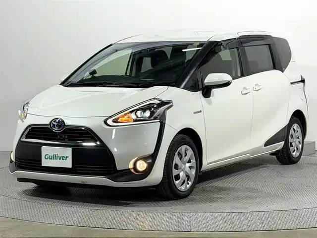 トヨタ シエンタ ハイブリッド G クエロ 大阪府 2018(平30)年 3.8万km ホワイトパールクリスタルシャイン 純正ナビTV バックカメラ ハーフレザー シートヒーター 衝突軽減ブレーキ レーンアシスト オートハイビーム 両側パワースライドドア スマートキー プッシュスタート ドライブレコーダー ETC