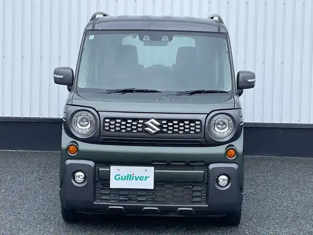 スズキ スペーシア ギア HYBRID XZ 千葉県 2021(令3)年 1.6万km クールカーキパールメタリック/ガンメタリック2トーン 社外8インチメモリナビ/(AM/FM/CD/DVD/SD/フルセグ/Bluetooth)/バックカメラ/衝突被害軽減システム/車線逸脱警報/クルーズコントロール/両側パワースライドドア/横滑り防止装置/ETC/アイドリングストップ/LEDヘッドライト/フォグランプ/オートライト/ウィンカーミラー/電動格納ミラー/純正14インチAW/シートヒーター/シートリフター/禁煙車/プッシュスタート/スマートキー/フロアマット