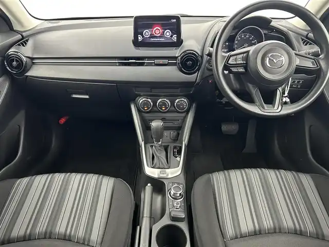 マツダ マツダ２ 15S 千葉県 2019(令1)年 3.9万km エターナルブルーマイカ 禁煙車/スマートシティーブレーキサポート/・ブラインドスポットモニター/・車線逸脱警報システム/・パーキングセンサー/・360度カメラ/純正７インチメモリナビ/・CD/DVD/USB/Bluetooth/フルセグTV/・ビルトインETC/MT付きAT/純正フロアマット/社外１５インチAW/オートライト/・LEDヘッドライト/スマートキー&プッシュスタート