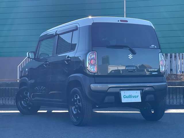 スズキ ハスラー F リミテッド 茨城県 2017(平29)年 0.4万km クールカーキパールメタリック/ホワイト2トーンルーフ 社外8型ナビ/Bluetooth/フルセグTV/バックカメラ/ETC/シートヒーター/アイドリングストップ/横滑り防止装置/衝突軽減システム/レーンキープ/オートライト/HIDヘッドライト/純正フロアマット/純正15インチアルミホイール/スマートキー/プッシュスタート