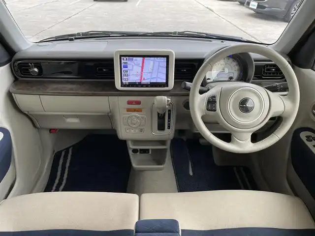 スズキ ラパン モード 青森県 2020(令2)年 3.6万km ノクターンブルーパール/ホワイト 2トーンルーフ ４ＷＤ/純正メモリナビ/【AM/FM/CD/DVD/BT】/フルセグＴＶ/バックカメラ/パーキングセンサー/プリクラッシュブレーキ/車線逸脱抑制機能/横滑り防止/アイドリングストップ/ステアリングスイッチ/シートヒーター/ドアバイザー/プッシュスタート/HIDヘッドライト/フォグランプ/社外AW冬タイヤ積込/取扱説明書/保証書