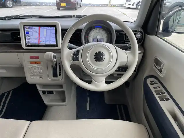 スズキ ラパン モード 青森県 2020(令2)年 3.6万km ノクターンブルーパール/ホワイト 2トーンルーフ ４ＷＤ/純正メモリナビ/【AM/FM/CD/DVD/BT】/フルセグＴＶ/バックカメラ/パーキングセンサー/プリクラッシュブレーキ/車線逸脱抑制機能/横滑り防止/アイドリングストップ/ステアリングスイッチ/シートヒーター/ドアバイザー/プッシュスタート/HIDヘッドライト/フォグランプ/社外AW冬タイヤ積込/取扱説明書/保証書