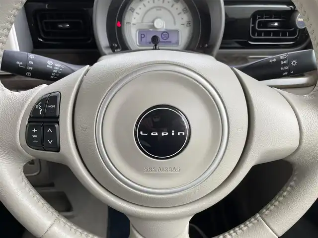 スズキ ラパン モード 青森県 2020(令2)年 3.6万km ノクターンブルーパール/ホワイト 2トーンルーフ ４ＷＤ/純正メモリナビ/【AM/FM/CD/DVD/BT】/フルセグＴＶ/バックカメラ/パーキングセンサー/プリクラッシュブレーキ/車線逸脱抑制機能/横滑り防止/アイドリングストップ/ステアリングスイッチ/シートヒーター/ドアバイザー/プッシュスタート/HIDヘッドライト/フォグランプ/社外AW冬タイヤ積込/取扱説明書/保証書