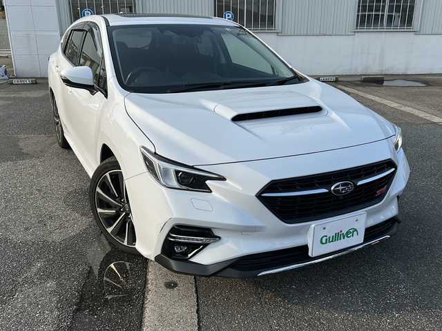 スバル レヴォーグ STIスポーツR EX 富山県 2022(令4)年 4.5万km セラミックホワイト ワンオーナー/サンルーフ/レザーシート/４WDターボ/メーカーオプションナビ/BT接続・フルセグTV/USB/スマートキー/プッシュスタート/ビルトインETC2.0/パワーバックドア/パドルシフト/全席シートヒーター/パワーシート(D/N)/電格ウィンカーミラー/アイサイト/純正ドラレコ/衝突安全ブレーキ/レーダークルコン/車線逸脱警報/保証書・取説/スペアキー(スマートキー)