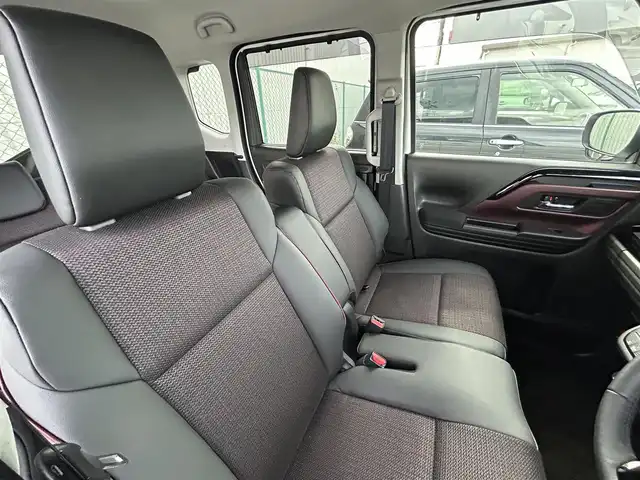 スズキ スペーシア カスタム HYBRID XS ターボ 福島県 2024(令6)年 0.3万km ピュアホワイトP デュアルセンサーブレーキサポート/アダプティブクルーズコントロール（ACC）/車線逸脱警報機能/ふらつき警報機能/先行車発進お知らせ機能/ハイビームアシスト/誤発進抑制機能/後退時ブレーキサポート/後方誤発進抑制機能/純正ナビゲーション/【BT/TV】/全方位モニター/ビルトインETC/両側電動スライドドア/ヘッドアップディスプレイ/前席シートヒーター/ステアリングヒーター/パドルシフト/ステアリングリモコン/ロールサンシェード/シートバックテーブル/リアサーキュレーター/後席マルチユースフラップ/LEDオートライト/LEDフォグランプ/純正フロアマット